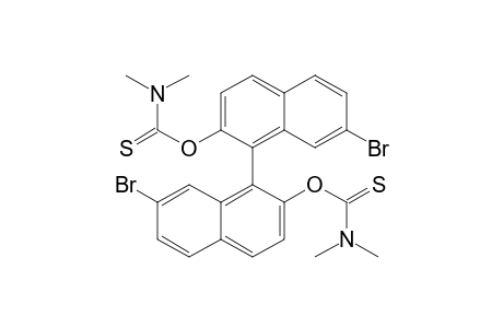 7,7'-Dibromo-2,2'-bis(N,N-dimethylthiocarbamoyloxy)-1,1'-binaphthyl