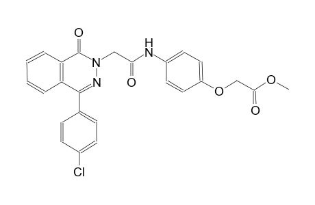 acetic acid, [4-[[(4-(4-chlorophenyl)-1-oxo-2(1H)-phthalazinyl)acetyl]amino]phenoxy]-, methyl ester