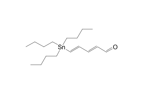 (2E,4E)-5-tributylstannylpenta-2,4-dienal