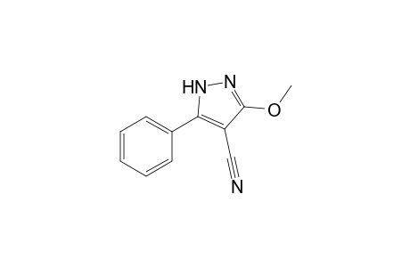 3-Methoxy-5-phenyl-1H-pyrazole-4-carbonitrile