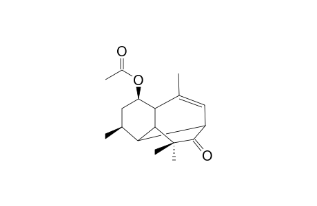 (1R,3S,4S,5S,8S,11R)-1-Acetyloxy-7-oxoquirog-9-ene