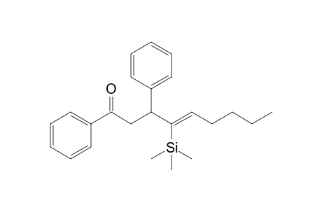(Z)-1,3-Diphenyl-4-trimethylsilyl-4-nonen-1-one