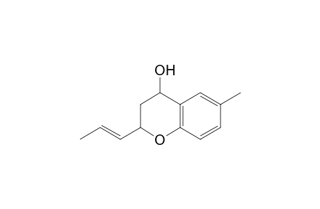 2H-1-Benzopyran-4-ol, 3,4-dihydro-6-methyl-2-(1-propenyl)-