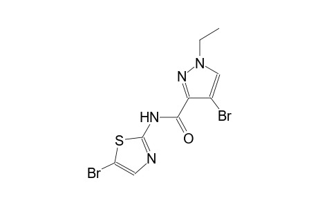 4-bromo-N-(5-bromo-1,3-thiazol-2-yl)-1-ethyl-1H-pyrazole-3-carboxamide