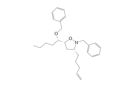 [3R,5R,5(1S)]-N-Benzyl-5-[1-(benzyloxy)pentyl]-3-[4-pentenyl]isoxazolidine