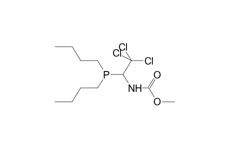 DIBUTYL(1-N-CARBMETHOXYAMINO-2,2,2-TRICHLOROETHYL)PHOSPHINE