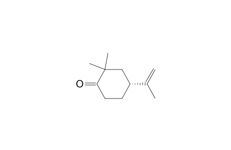 Cyclohexanone, 2,2-dimethyl-4-(1-methylethenyl)-, (R)-
