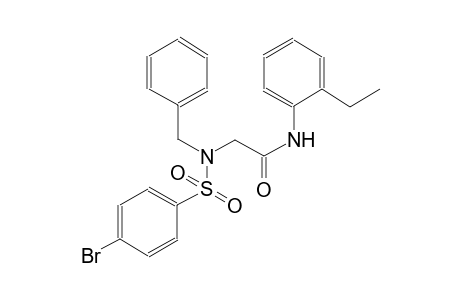 acetamide, 2-[[(4-bromophenyl)sulfonyl](phenylmethyl)amino]-N-(2-ethylphenyl)-