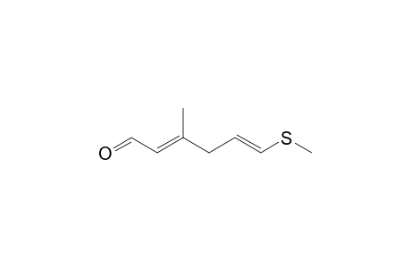 3-Methyl-6-(methylthio)-2,5-hexadienal