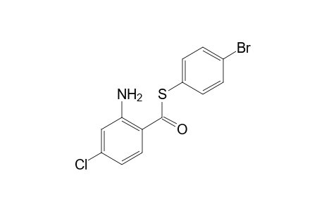 S-4-Bromophenyl 2-amino-4-chlorobenzothioate