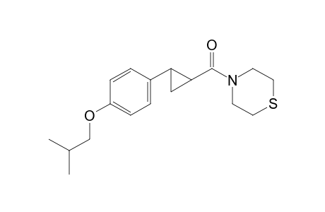 [2-(4-lsobutoxyphenyl)cyclopropyl]-thiomorpholino-methanon
