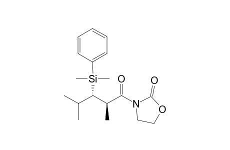 3-[(2R,3S)-3-[dimethyl(phenyl)silyl]-2,4-dimethyl-1-oxopentyl]-2-oxazolidinone