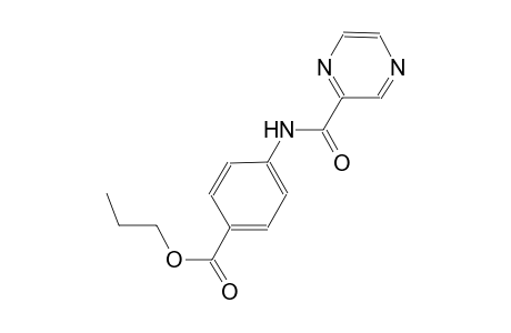 propyl 4-[(2-pyrazinylcarbonyl)amino]benzoate