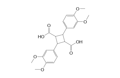 2,4-Bis(3,4-dimethoxyphenyl)cyclobutane-1,3-dicarboxylic acid