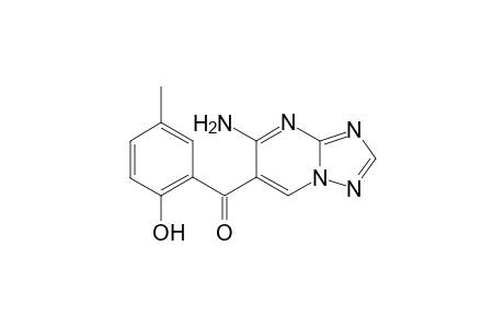 5-Amino-6-(2-hydroxy-5-methylbenzoyl)[1,2,4]triazolo[1,5-a]pyrimidine