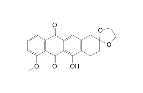 Spiro[1,3-dioxolane-2,2'(1'H)-naphthacene]-6',11'-dione, 3',4'-dihydro-5'-hydroxy-7'-methoxy-
