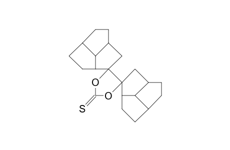 exo-exo-Hexadecahydro-dispiro(cyclopenta[cd]pentalene-dioxolane-cyclopenta[cd]pentalene)-2'-thione