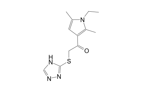 ethanone, 1-(1-ethyl-2,5-dimethyl-1H-pyrrol-3-yl)-2-(4H-1,2,4-triazol-3-ylthio)-