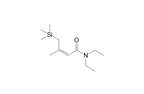 (Z)-N,N-Diethyl-3-methyl-4-(trimethylsilyl)-2-butenamide