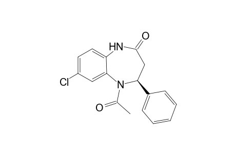 (4S)-5-Acetyl-7-chloro-4-phenyl-4,5-dihydro-1H-[1,5]benzodiazepin-2(3H)-one