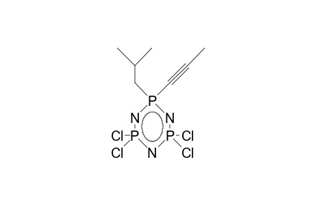 1-Isobutyl-1-(1-propynyl)-tetrachloro-phosphacene