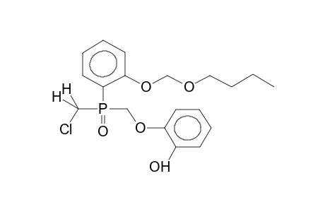 CHLOROMETHYL(ORTHO-HYDROXYPHENOXYMETHYL)(ORTHO-BUTOXYMETHOXYPHENYL)PHOSPHINE OXIDE