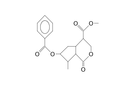 Dihydrologanin aglucone lactone benzoate