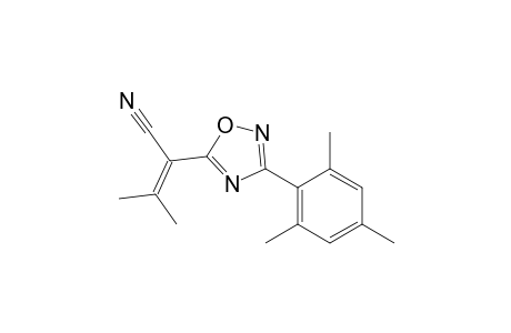 2-(3-mesityl-1,2,4-oxadiazol-5-yl)-3-methyl-but-2-enenitrile