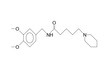 N-(3,4-Dimethoxy-benzyl)-5-piperidino-pentanamide