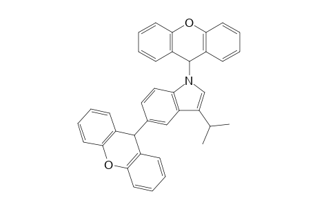 3-Isopropyl-1,5-bis(9H-xanthen-9-yl)indole