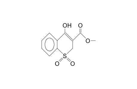 3-Methoxycarbonyl-thiochromanone 1,1-dioxide