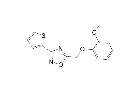5-[(2-methoxyphenoxy)methyl]-3-(2-thienyl)-1,2,4-oxadiazole