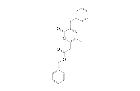 3-BENZYL-5-METHYL-6-BENZYLOXYCARBONYLMETHYL-2-(1-H)-PYRAZINONE