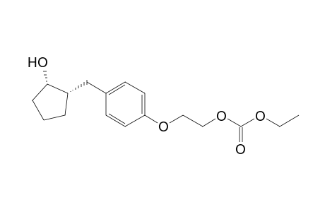 Carbonic acid ethyl 2-[4-[[(1S,2S)-2-hydroxycyclopentyl]methyl]phenoxy]ethyl ester