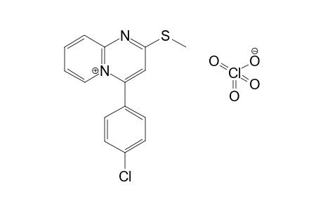 2-Methylthio-4-(4-chlorophenyl)pyrido[1,2-a]pyrimidine-5-ium perchlorate