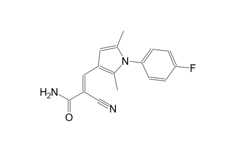 (2E)-2-cyano-3-[1-(4-fluorophenyl)-2,5-dimethyl-1H-pyrrol-3-yl]-2-propenamide