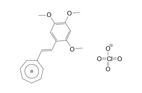 trans-(2,4,5-trimethoxystyryl)cycloheptatrienylium perchlorate
