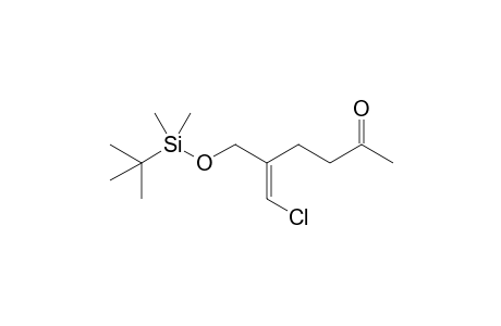 5-[(tert-Butyldimethylsilyloxy)methyl]-6-chlorohex-5-en-2-one