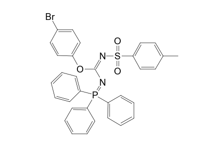 4-Bromophenyl-N-(p-methylphenyl)sulfonyl]-N-(triphenylphosphoranylidene) imidocarbamate