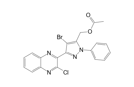 [4-bromo-3-(3-chloroquioxalin-2-yl)-1-phenyl-1H-pyrazol-5-yl]methyl acetate
