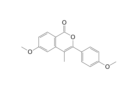 3-(4-Methoxyphenyl)-6-methoxy-4-methylisocoumarin