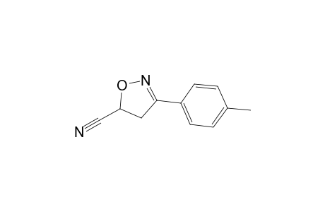 3-(p-Tolyl)-5-cyano-4,5-dihydroisoxazole