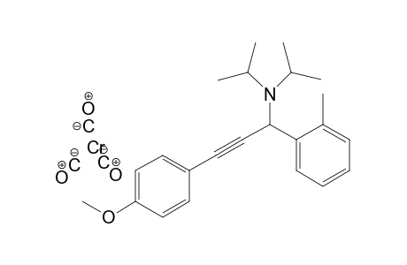 Tricarbonyl-{1-[1'-(N,N-diisopropylamino)-3'-(p-methoxyphenyl)propargyl]-2-methylphenyl)}-chromium