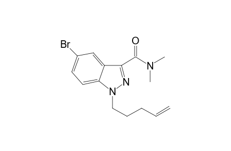 5-bromo-N,N-dimethyl-1-(pent-4-en-1-yl)-1H-indazole-3-carboxamide
