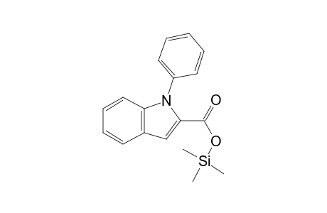 1-Phenyl-1H-indole-2-carboxylic acid, trimethylsilyl ester