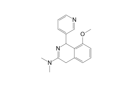 3-Dimethylamino-8-methoxy-1-(3-pyridyl)-1,4-dihydroisoquinoline dihydrochloride