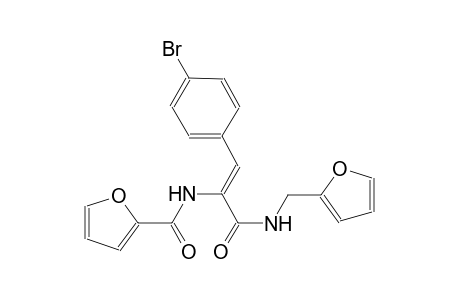 N-((Z)-2-(4-bromophenyl)-1-{[(2-furylmethyl)amino]carbonyl}ethenyl)-2-furamide