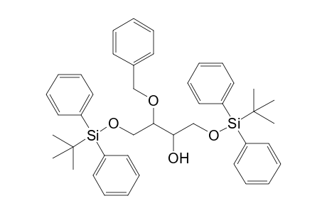 2-O-Benzyl-1,4-bis[-O-(t-butyldiphenylsilyl)]butane-1,2,3,4-tetrol