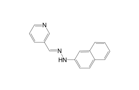 Pyridine-3-carboxaldehyde, 2-naphthylhydrazone