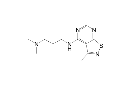 Dimethyl-[3-[(3-methylisothiazolo[5,4-d]pyrimidin-4-yl)amino]propyl]amine